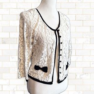 Lacey Cream Cardigan